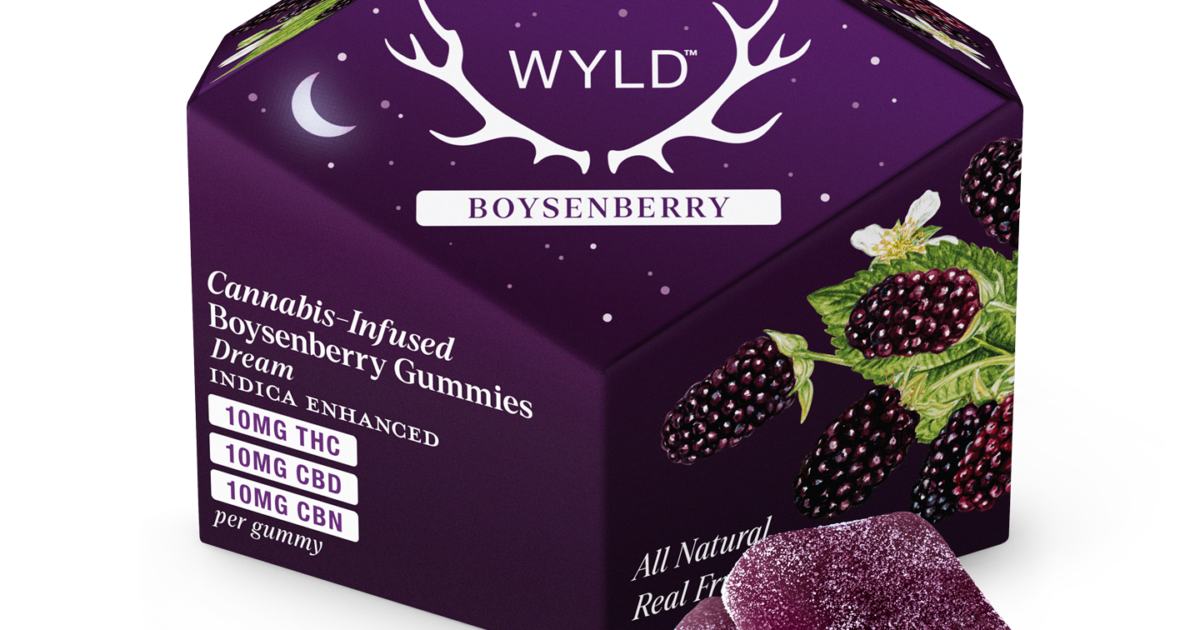 Wyld CBD Gummies Boysenberry