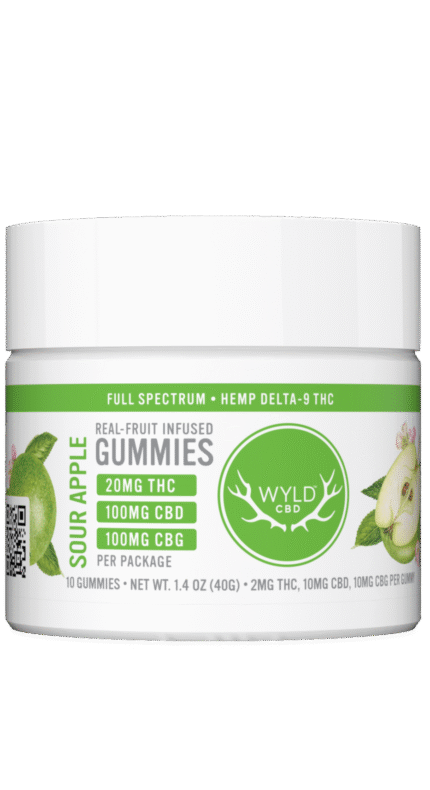 Wyld Sour Apple Gummies